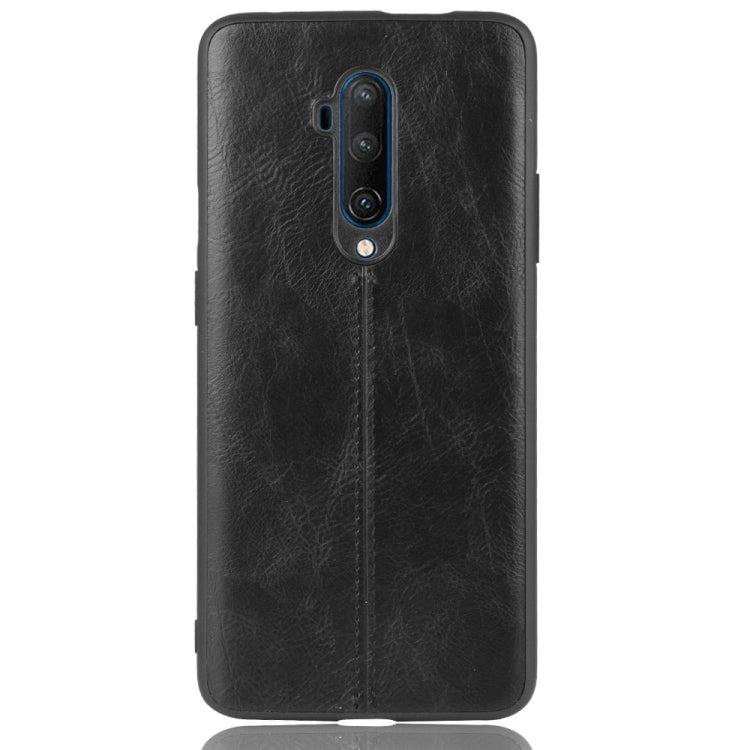 For OnePlus 7T Pro Shockproof Sewing Cow Pattern Skin PC + PU + TPU Case