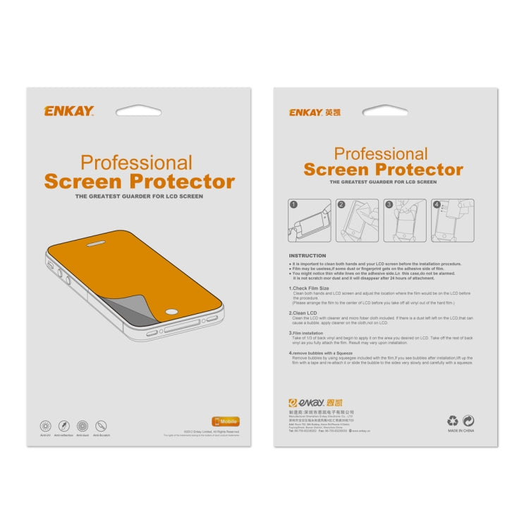 For Xiaomi Redmi Note 8 Pro ENKAY Hat-Prince HD Transparent Flexible Nano Explosion-proof Membrane