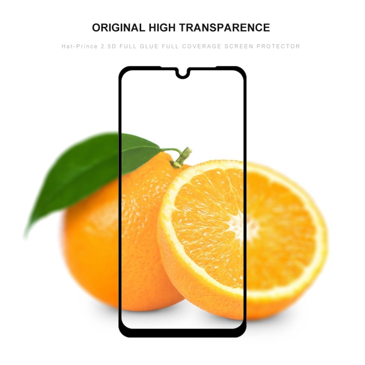 For Moto One Marco / Moto G8 Play ENKAY Hat-prince Full Glue 0.26mm 9H 2.5D Tempered Glass Full Coverage Film