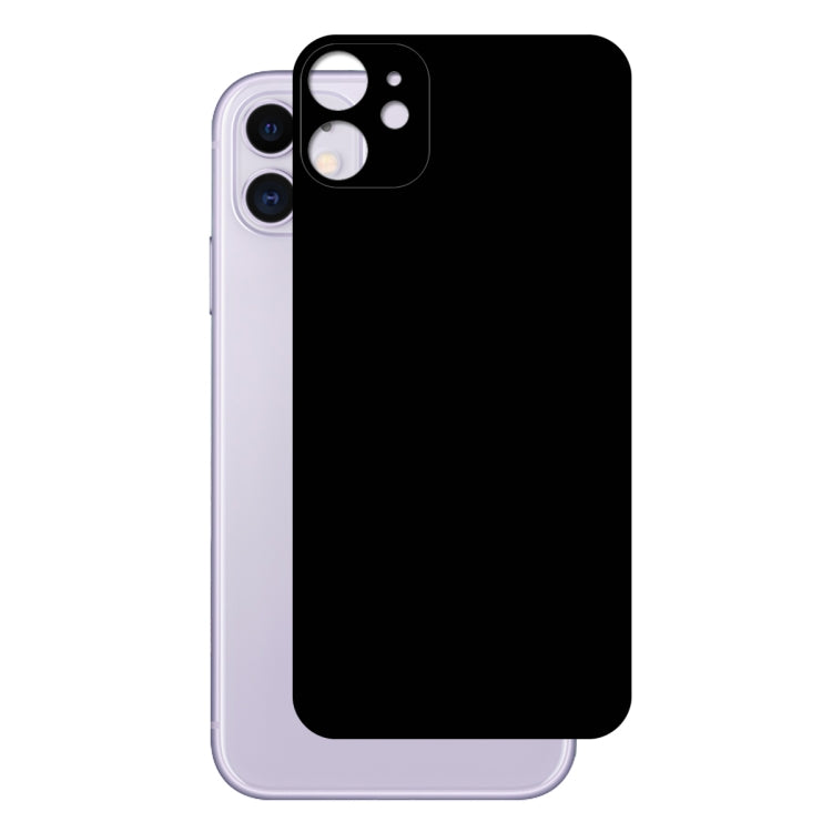 For iPhone 11 ENKAY Hat-prince Full Glue 0.26mm 9H 2.5D Front Tempered Glass Full Coverage Film and Black Film with Camera Lens Protector Function