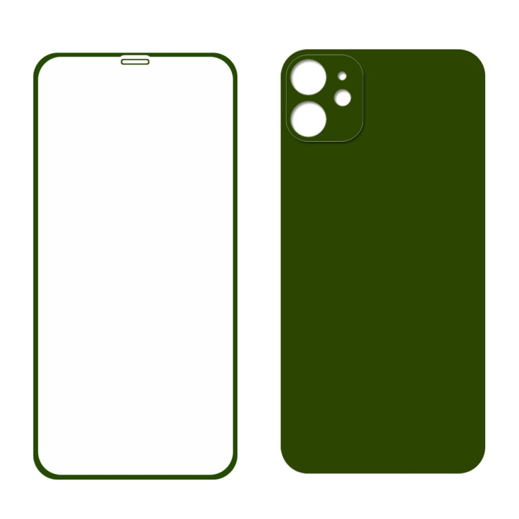 For iPhone 11 ENKAY Hat-prince Full Glue 0.26mm 9H 2.5D Front Tempered Glass Full Coverage Film and Black Film with Camera Lens Protector Function