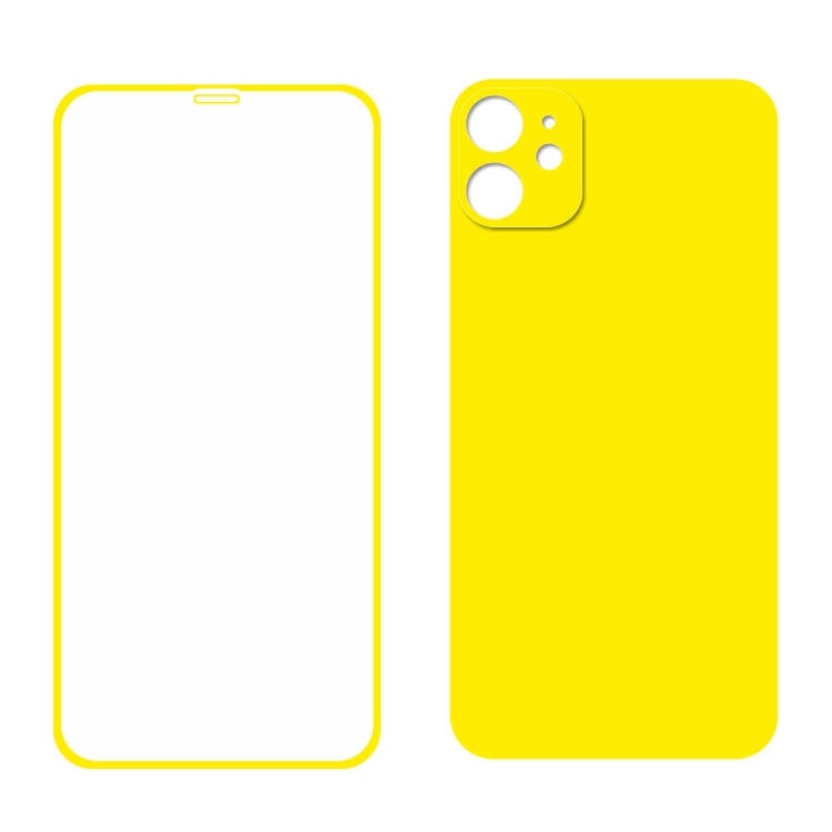 For iPhone 11 ENKAY Hat-prince Full Glue 0.26mm 9H 2.5D Front Tempered Glass Full Coverage Film and Black Film with Camera Lens Protector Function
