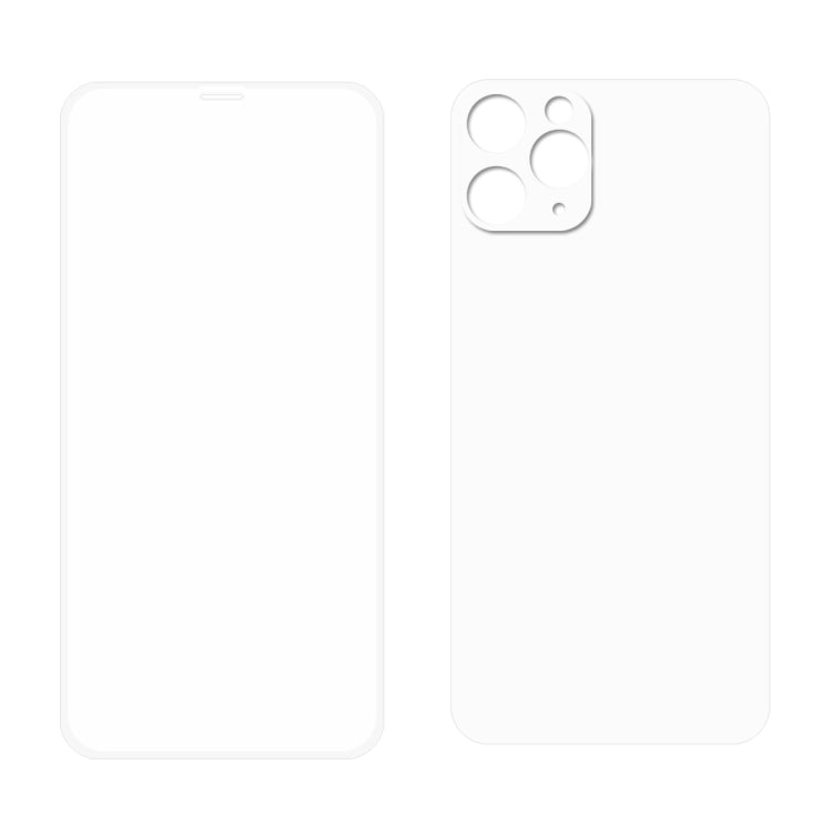 For iPhone 11 Pro ENKAY Hat-prince Full Glue 0.26mm 9H 2.5D Front Tempered Glass Full Coverage Film and Black Film with Camera Lens Protector Function