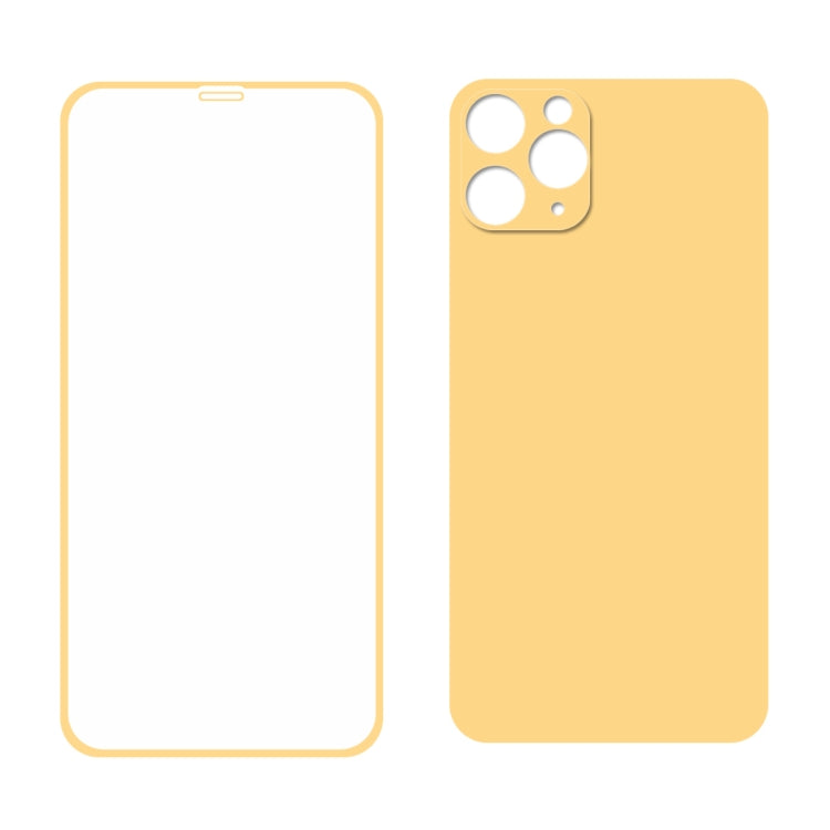 For iPhone 11 Pro ENKAY Hat-prince Full Glue 0.26mm 9H 2.5D Front Tempered Glass Full Coverage Film and Black Film with Camera Lens Protector Function