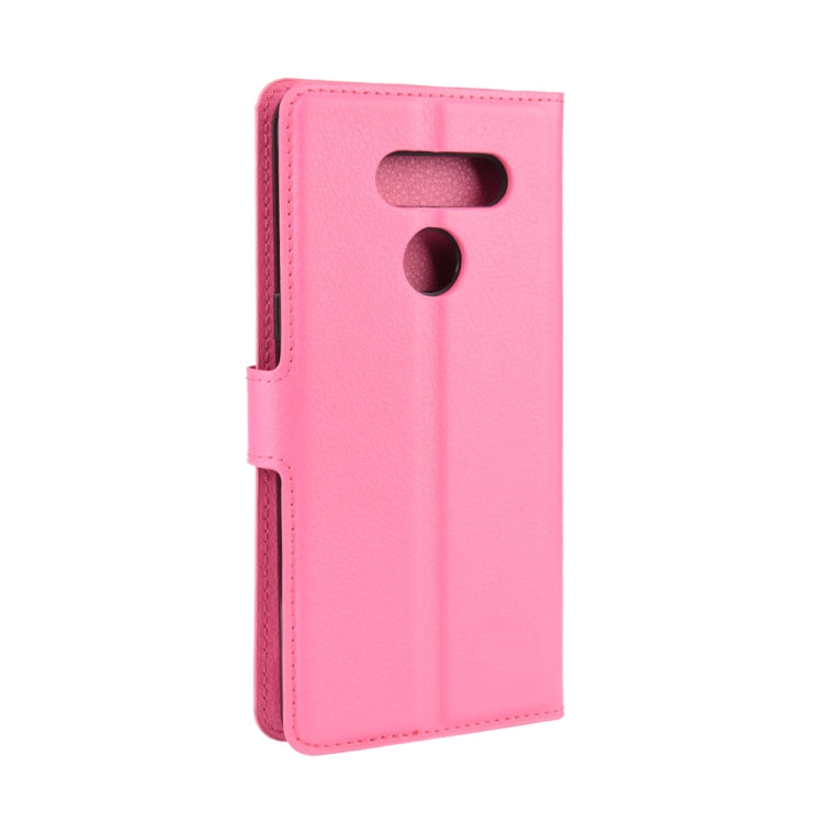 For LG K50S Litchi Texture Horizontal Flip Protective Case with Holder & Card Slots & Wallet