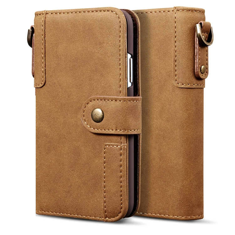 For iPhone 6 Cowhide Texture Horizontal Flip Leather Case with Holder & Card Slots & Wallet & Lanyard