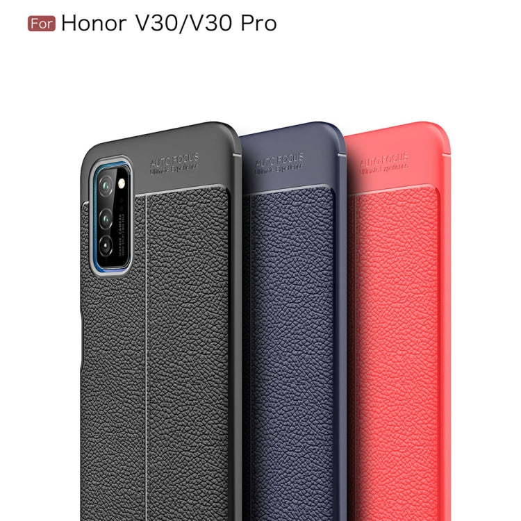 For Huawei Honor V30 / V30 Pro Litchi Texture TPU Shockproof Case