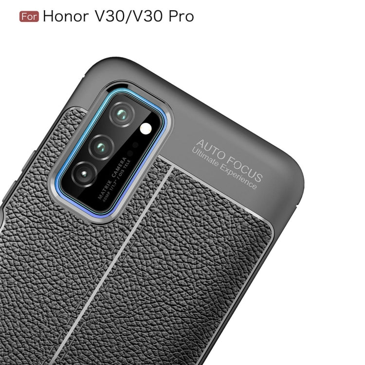 For Huawei Honor V30 / V30 Pro Litchi Texture TPU Shockproof Case
