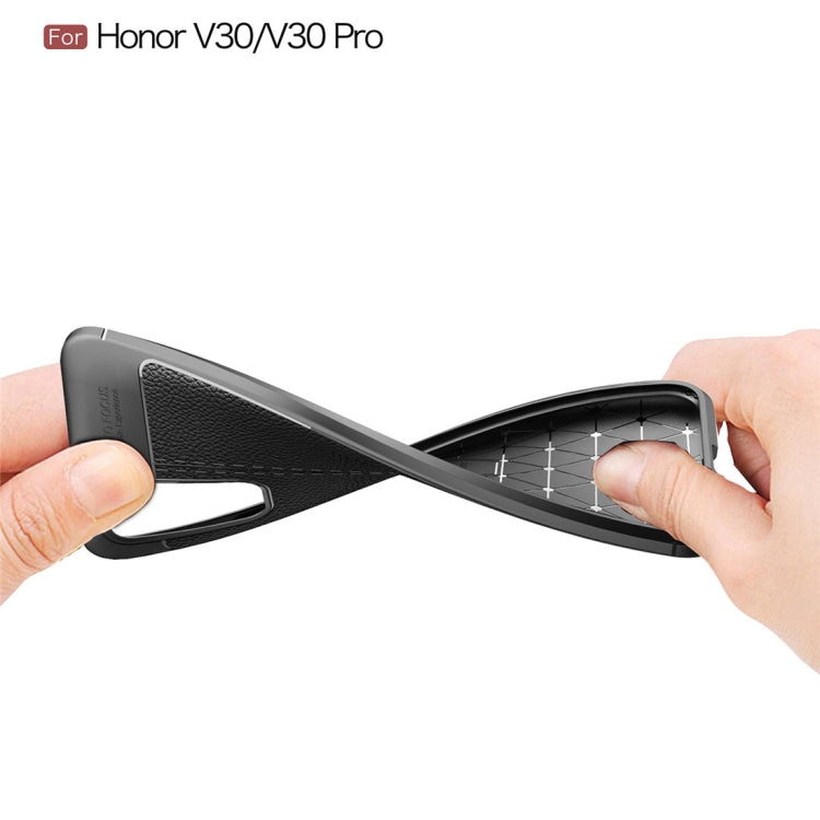 For Huawei Honor V30 / V30 Pro Litchi Texture TPU Shockproof Case