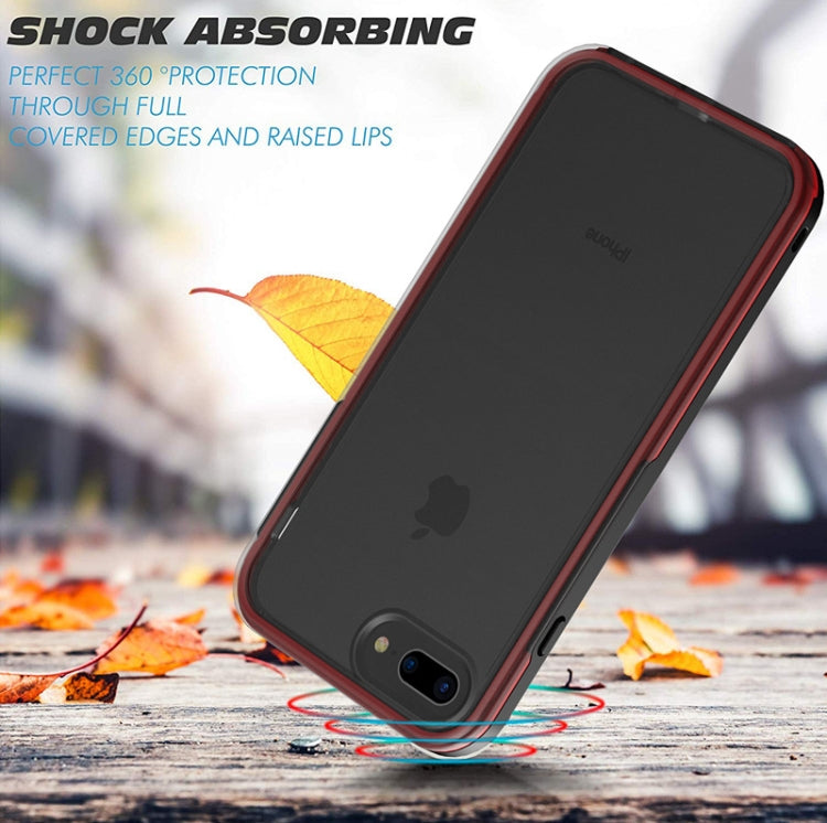 For iPhone SE 2022 / SE 2020 / 8 / 7  TPU+PC Polish Case Drop & Shockproof & Scratch-Resistant