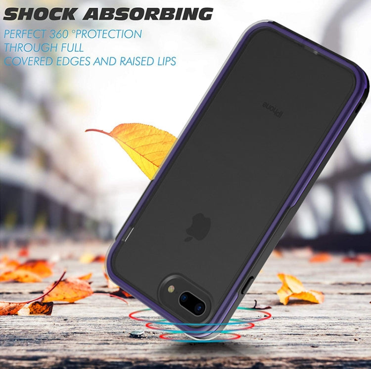 For iPhone SE 2022 / SE 2020 / 8 / 7  TPU+PC Polish Case Drop & Shockproof & Scratch-Resistant