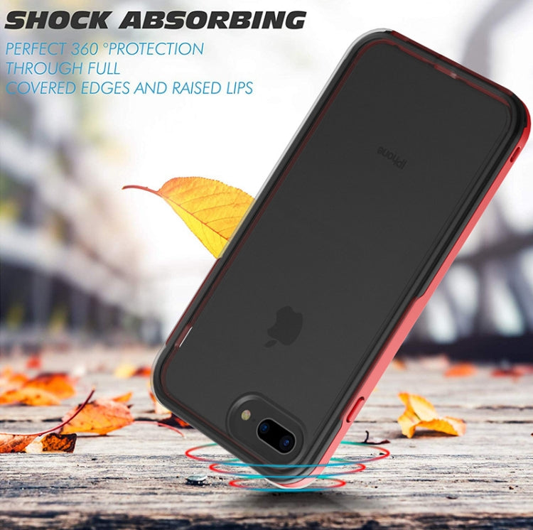 For iPhone SE 2022 / SE 2020 / 8 / 7  TPU+PC Polish Case Drop & Shockproof & Scratch-Resistant