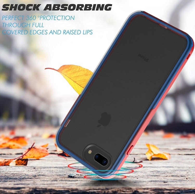 For iPhone SE 2022 / SE 2020 / 8 / 7  TPU+PC Polish Case Drop & Shockproof & Scratch-Resistant