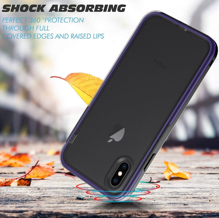 For iPhone XS Max  TPU+PC Polish Case Drop & Shockproof & Scratch-Resistant
