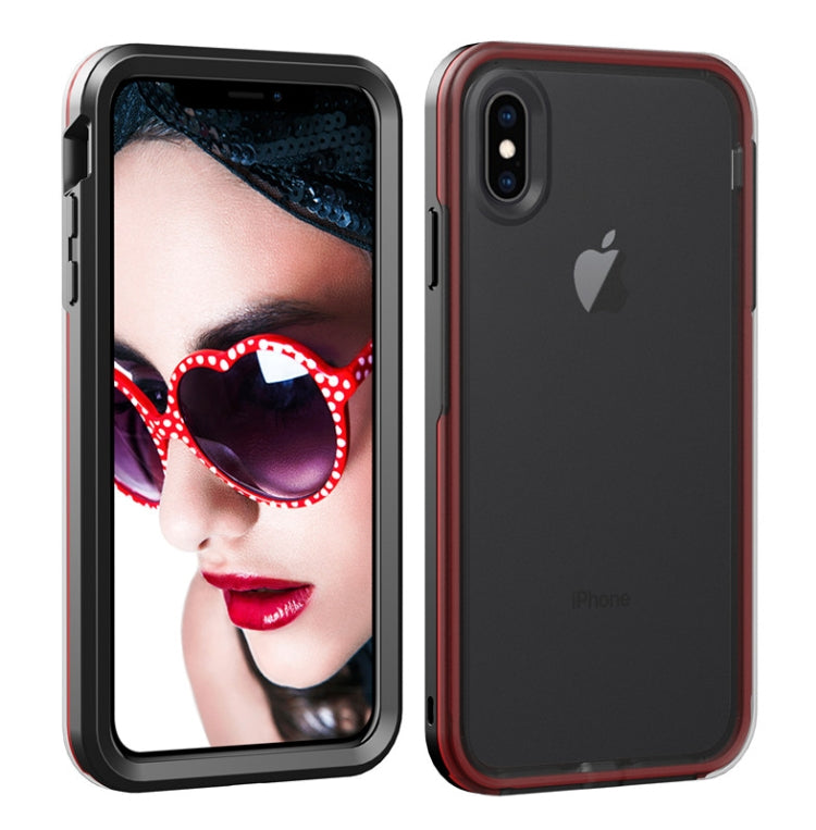 For iPhone X / XS TPU+PC Polish Case Drop & Shockproof & Scratch-Resistant