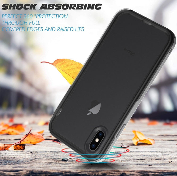 For iPhone X / XS TPU+PC Polish Case Drop & Shockproof & Scratch-Resistant