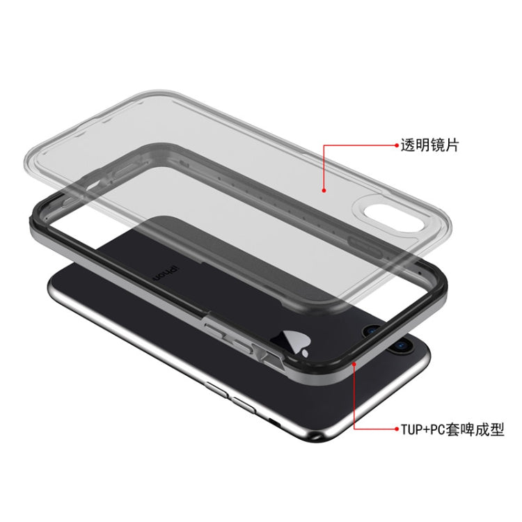For iPhone X / XS TPU+PC Polish Case Drop & Shockproof & Scratch-Resistant