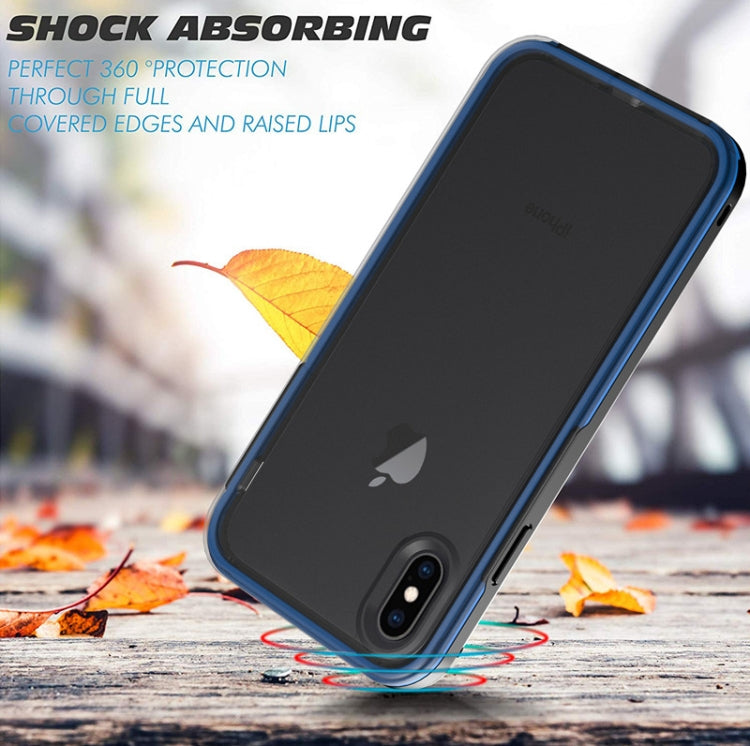 For iPhone X / XS TPU+PC Polish Case Drop & Shockproof & Scratch-Resistant