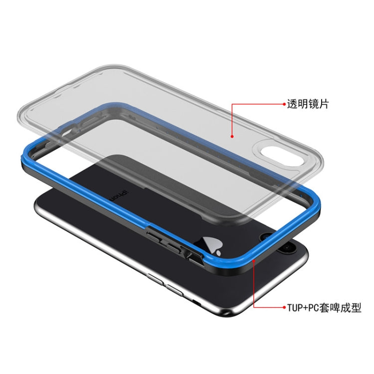 For iPhone X / XS TPU+PC Polish Case Drop & Shockproof & Scratch-Resistant