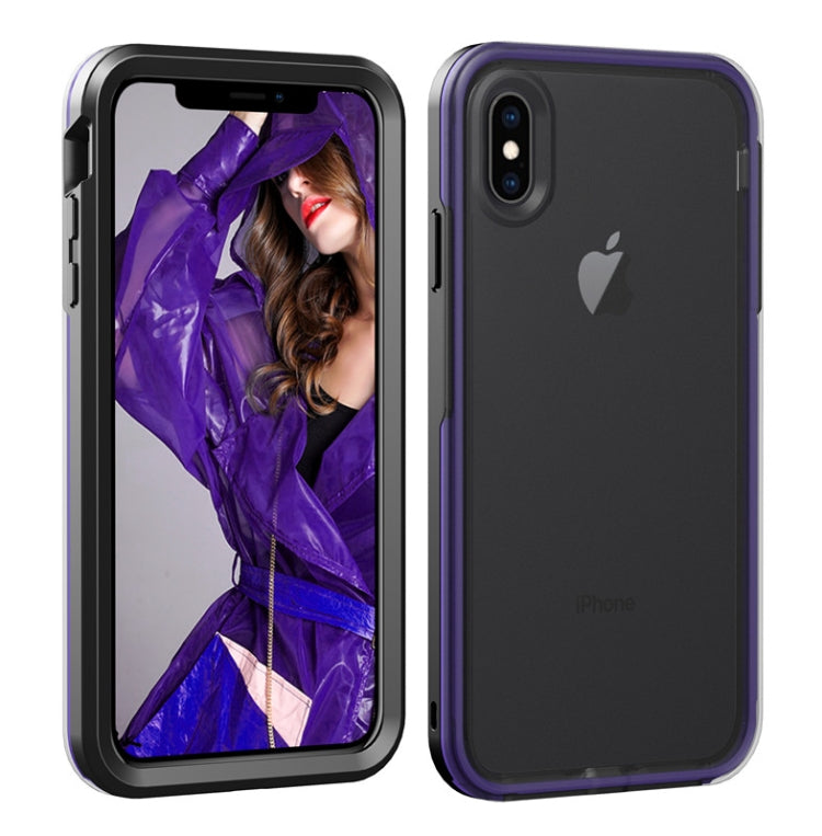 For iPhone X / XS TPU+PC Polish Case Drop & Shockproof & Scratch-Resistant