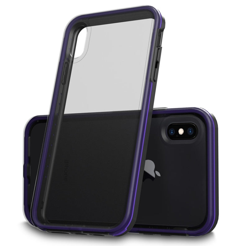 For iPhone X / XS TPU+PC Polish Case Drop & Shockproof & Scratch-Resistant