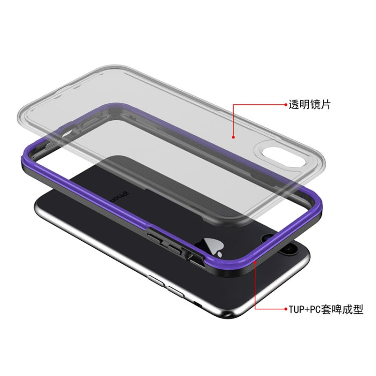 For iPhone X / XS TPU+PC Polish Case Drop & Shockproof & Scratch-Resistant