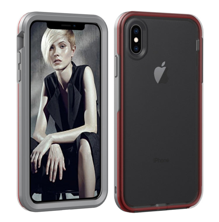 For iPhone X / XS TPU+PC Polish Case Drop & Shockproof & Scratch-Resistant