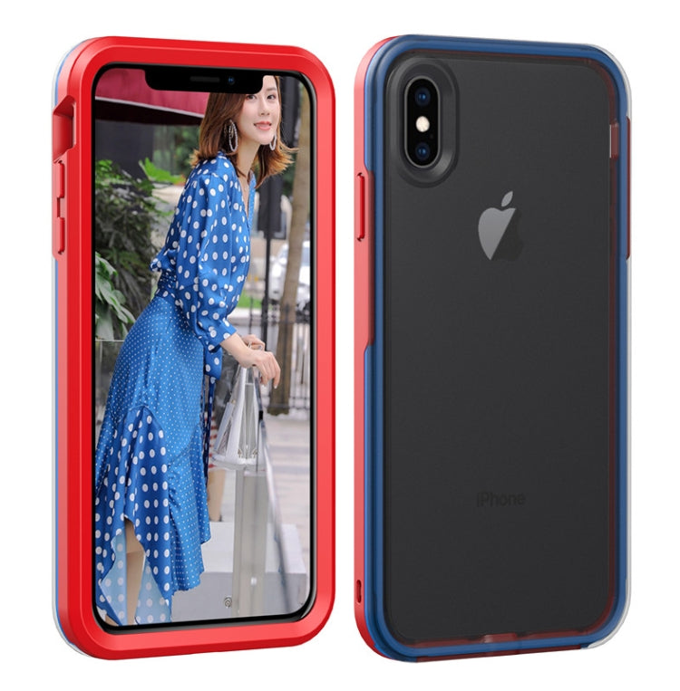 For iPhone X / XS TPU+PC Polish Case Drop & Shockproof & Scratch-Resistant