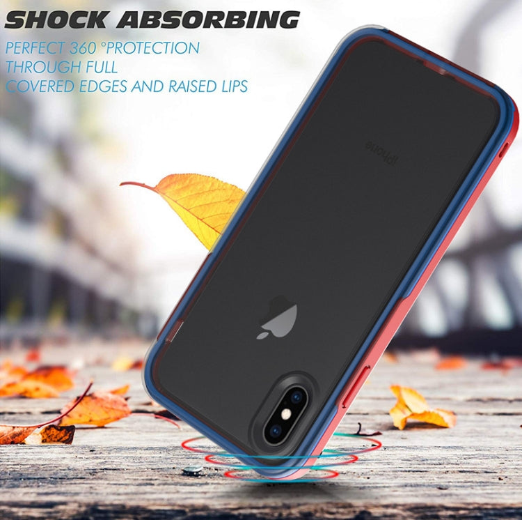 For iPhone X / XS TPU+PC Polish Case Drop & Shockproof & Scratch-Resistant