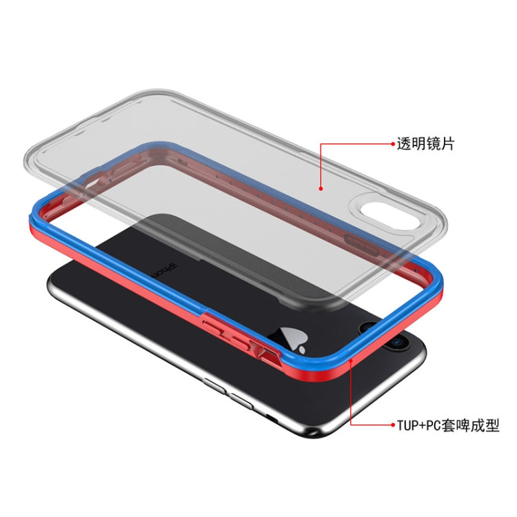 For iPhone X / XS TPU+PC Polish Case Drop & Shockproof & Scratch-Resistant