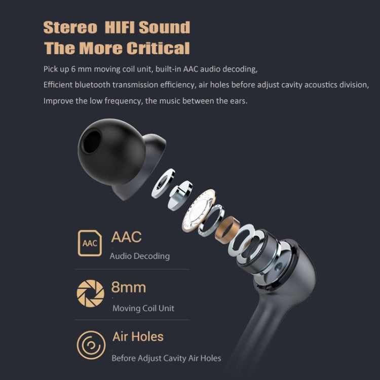 TWS-T9 Pop-up 5.0 Touch Control Earbud Hifi Sound Quality Clear Durable Wireless Bluetooth Earphone