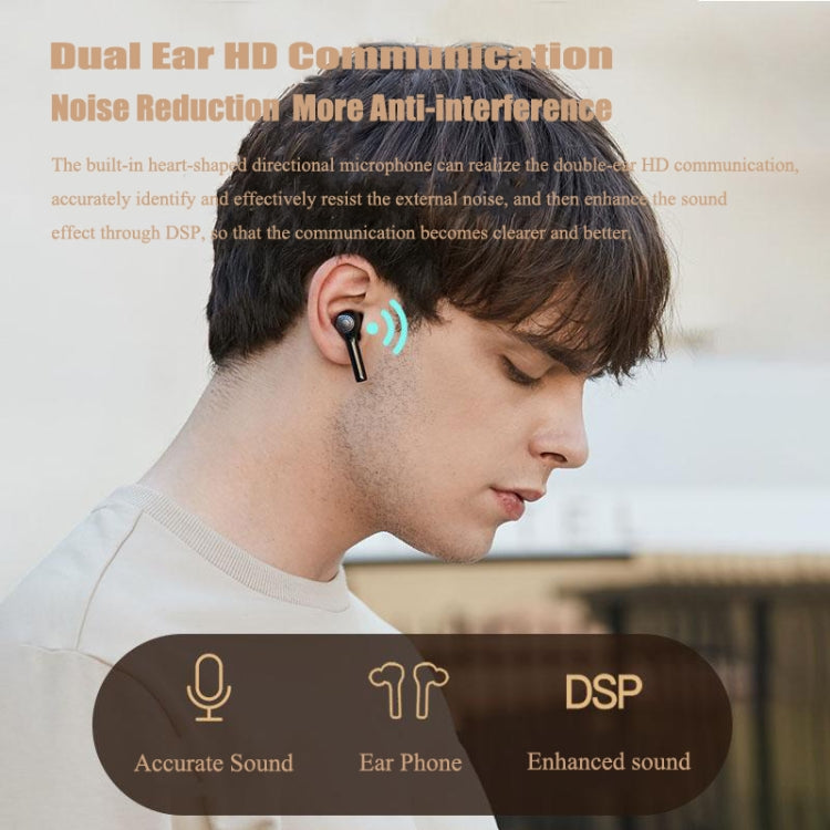 TWS-T9 Pop-up 5.0 Touch Control Earbud Hifi Sound Quality Clear Durable Wireless Bluetooth Earphone