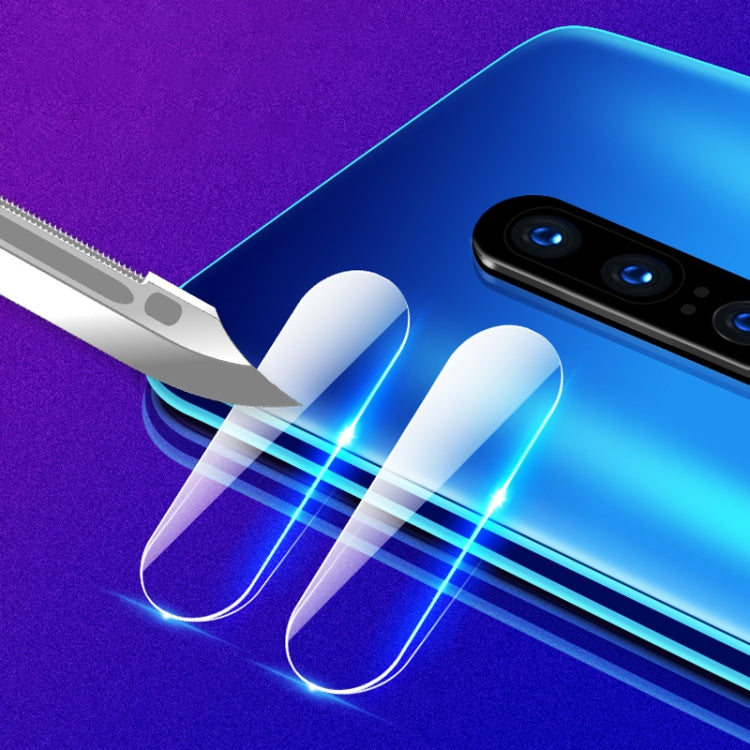 For Oneplus 7T Pro 2pcs mocolo 0.15mm 9H 2.5D Round Edge Rear Camera Lens Tempered Glass Film
