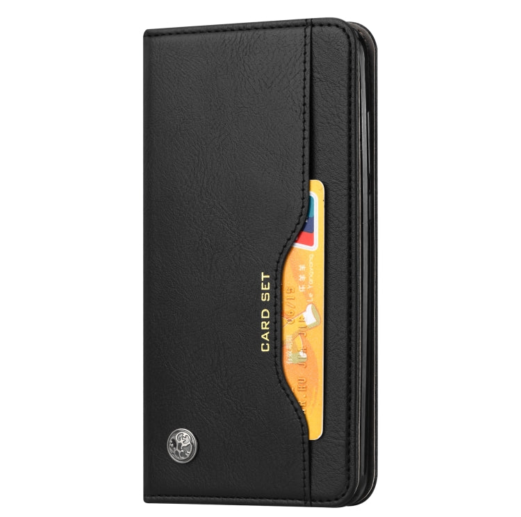 For Galaxy A51 Knead Skin Texture Horizontal Flip Leather Case with Photo Frame & Holder & Card Slots & Wallet