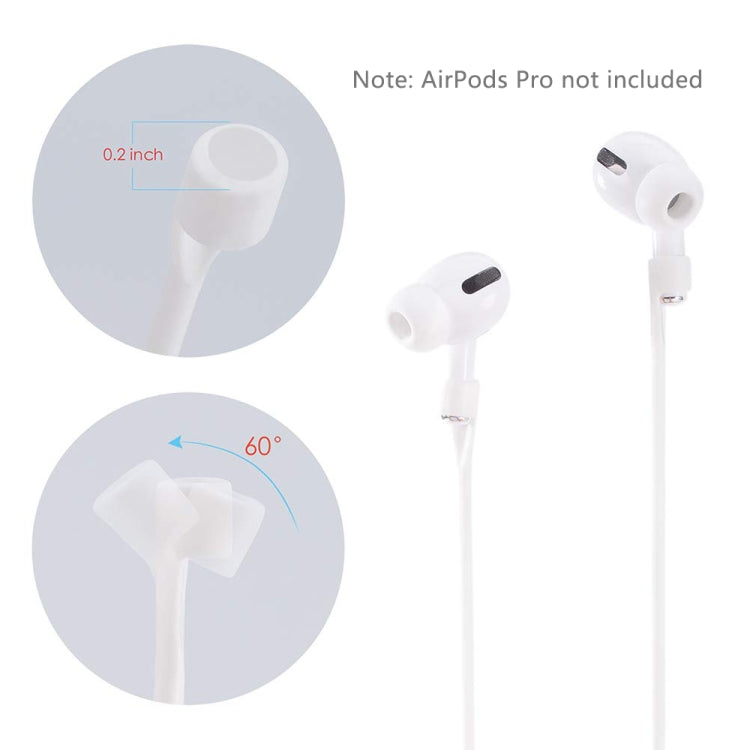 ENKAY Hat-Prince for Apple AirPods Pro Wireless Earphone PU Leather Protective Case with Anti-lost Rope