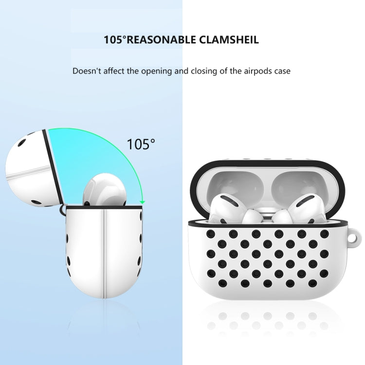 ENKAY Hat-Prince for Apple AirPods Pro Wireless Earphone Silicone Protective Case with Carabiner and Anti-lost Rope