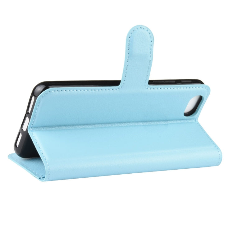 For Alcatel 1v (2019) ï¼ˆFingerprint-free Versionï¼‰Litchi Texture Horizontal Flip Protective Case with Holder & Card Slots & Wallet