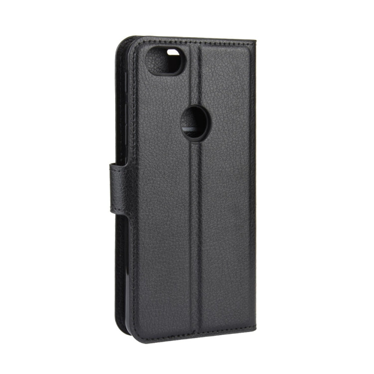 For Alcatel 1v (2019) ï¼ˆFingerprint Versionï¼‰Litchi Texture Horizontal Flip Protective Case with Holder & Card Slots & Wallet