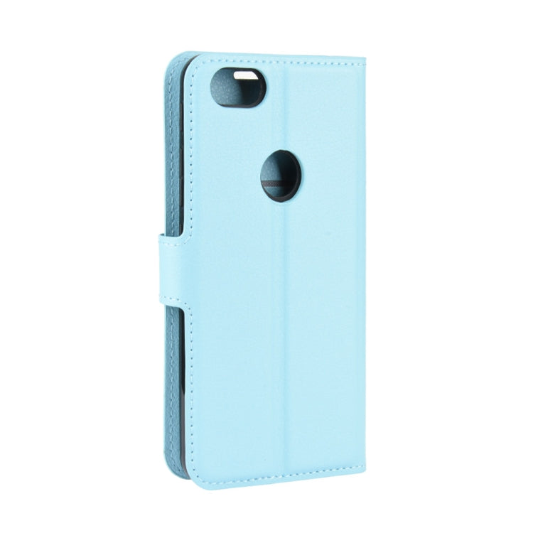 For Alcatel 1v (2019) ï¼ˆFingerprint Versionï¼‰Litchi Texture Horizontal Flip Protective Case with Holder & Card Slots & Wallet