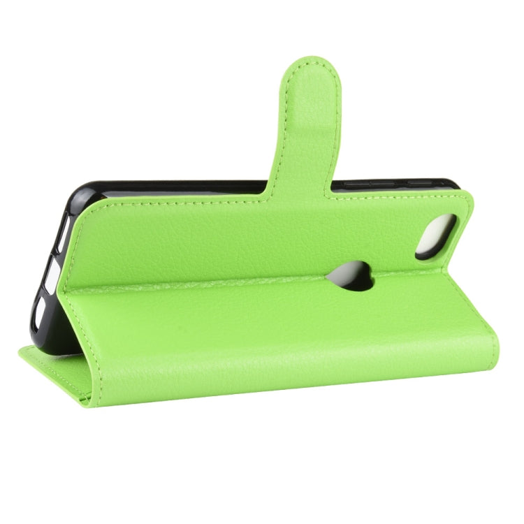 For Alcatel 1v (2019) ï¼ˆFingerprint Versionï¼‰Litchi Texture Horizontal Flip Protective Case with Holder & Card Slots & Wallet