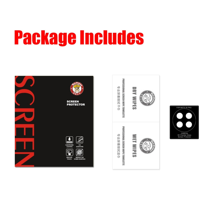 For Huawei Mate 30 Pro ENKAY Hat-prince Rear Camera Lens Soft Glass Protection Cover