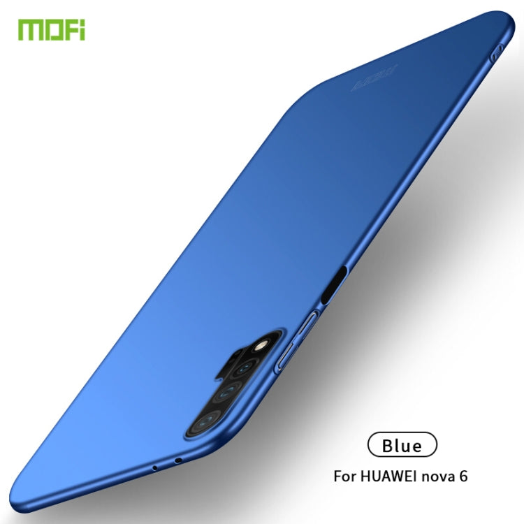 For Huawei Nova 6 MOFI Frosted PC Ultra-thin Hard Case