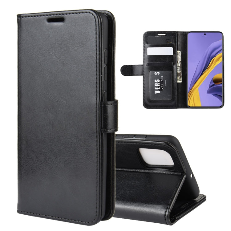 For Galaxy A51 (4G) R64 Texture Single Horizontal Flip Protective Case with Holder & Card Slots & Wallet& Photo Frame