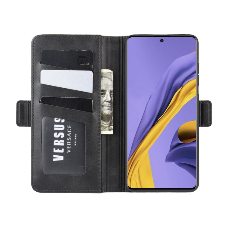 For Galaxy A51 (4G) Dual-side Magnetic Buckle Horizontal Flip Leather Case with Holder & Card Slots & Wallet