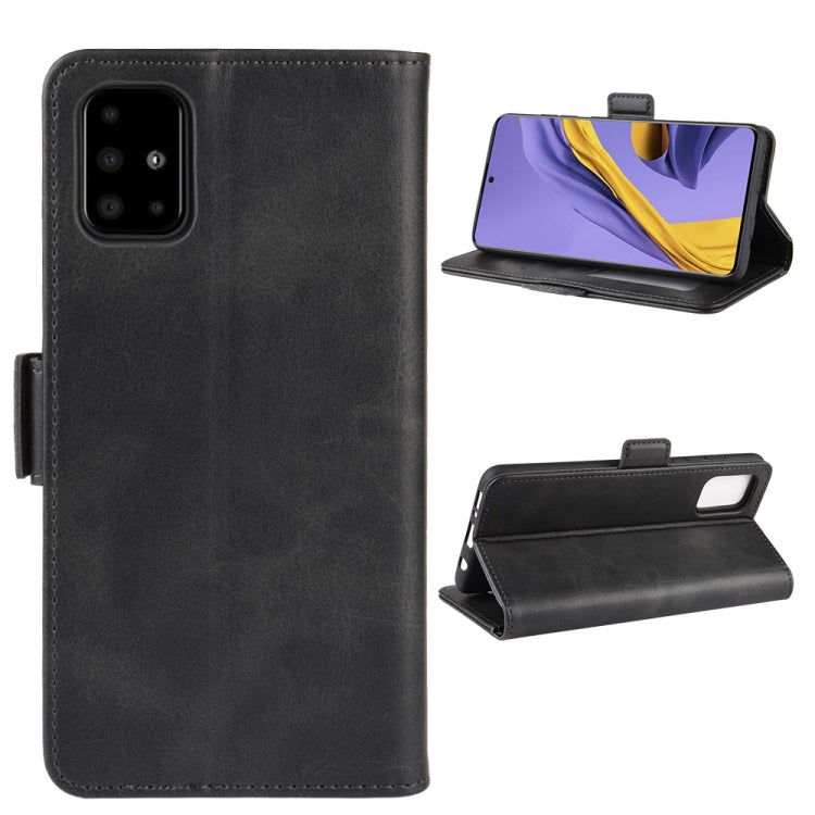 For Galaxy A51 (4G) Dual-side Magnetic Buckle Horizontal Flip Leather Case with Holder & Card Slots & Wallet