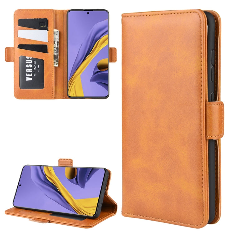 For Galaxy A51 (4G) Dual-side Magnetic Buckle Horizontal Flip Leather Case with Holder & Card Slots & Wallet