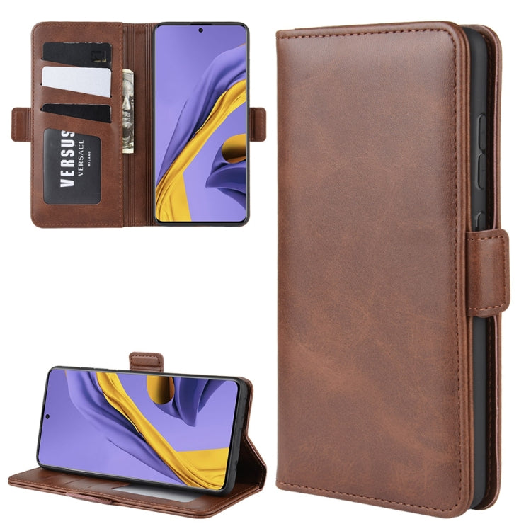 For Galaxy A51 (4G) Dual-side Magnetic Buckle Horizontal Flip Leather Case with Holder & Card Slots & Wallet