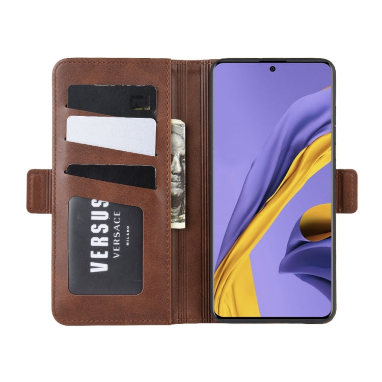 For Galaxy A51 (4G) Dual-side Magnetic Buckle Horizontal Flip Leather Case with Holder & Card Slots & Wallet