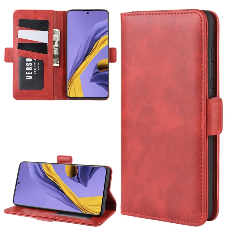 For Galaxy A51 (4G) Dual-side Magnetic Buckle Horizontal Flip Leather Case with Holder & Card Slots & Wallet