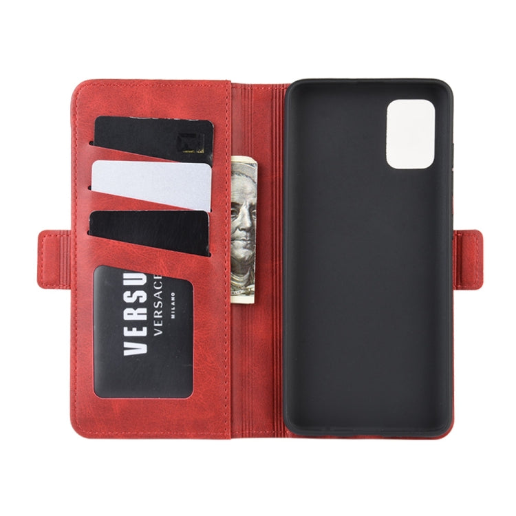 For Galaxy A51 (4G) Dual-side Magnetic Buckle Horizontal Flip Leather Case with Holder & Card Slots & Wallet